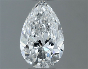 Foto Diamante Natural 0.50 quilates, De pera , Color E, claridad SI1 y certificado GIA de