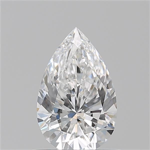 Picture of Natural Diamond 0.72 Carats, Pear with  Cut, E Color, VVS1 Clarity and Certified by GIA