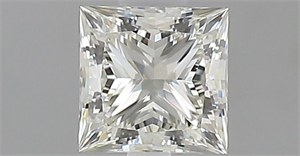 Foto Diamante Natural 0.50 quilates, Princesa , Color K, claridad IF y certificado GIA de