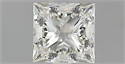Diamante Natural 0.50 quilates, Princesa , Color K, claridad IF y certificado GIA