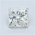 Natural Diamond 1.51 Carats, Princess with  Cut, J Color, VS2 Clarity and Certified by GIA