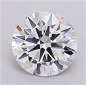 Lab Grown Diamond 1.51 Carats, Round with Ideal Cut, G Color, VS1 Clarity and Certified by IGI