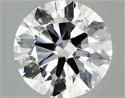 Lab Grown Diamond 3.00 Carats, Round with Excellent Cut, F Color, VVS2 Clarity and Certified by IGI