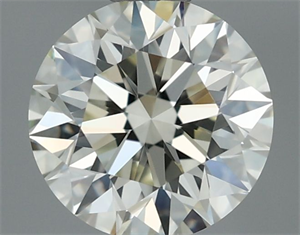 Picture of Natural Diamond 0.71 Carats, Round with Excellent Cut, K Color, VVS1 Clarity and Certified by IGI