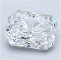 Diamante Natural 5.01 quilates, Radiante , Color E, claridad VS2 y certificado GIA