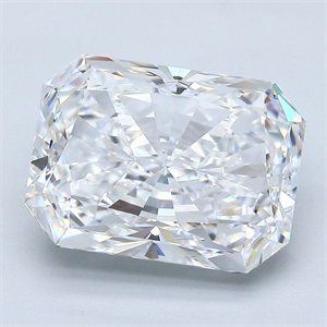 Foto Diamante Natural 5.01 quilates, Radiante , Color E, claridad VS2 y certificado GIA de