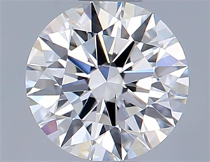 Picture of Natural Diamond 0.40 Carats, Round with Excellent Cut, G Color, VVS2 Clarity and Certified by GIA
