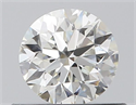 Diamante Natural 0.50 quilates, Redondo , Color I, claridad VVS1 y certificado GIA