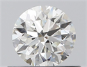 Natural Diamond 0.50 Carats, Round with Very Good Cut, I Color, VVS1 Clarity and Certified by GIA