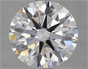 Lab Grown Diamond 2.71 Carats, Round with Ideal Cut, D Color, FL Clarity and Certified by IGI