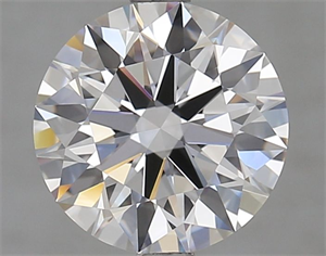 Picture of Lab Grown Diamond 2.71 Carats, Round with Ideal Cut, D Color, FL Clarity and Certified by IGI