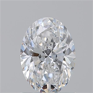 Picture of Natural Diamond 1.20 Carats, Oval with  Cut, E Color, SI2 Clarity and Certified by GIA