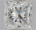 Natural Diamond 1.01 Carats, Princess with  Cut, H Color, SI1 Clarity and Certified by GIA