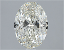 Natural Diamond 1.50 Carats, Oval with  Cut, J Color, VVS2 Clarity and Certified by GIA