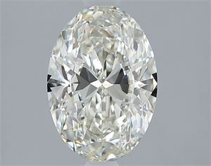 Picture of Natural Diamond 1.50 Carats, Oval with  Cut, J Color, VVS2 Clarity and Certified by GIA