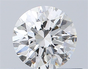 Picture of Natural Diamond 0.45 Carats, Round with Excellent Cut, I Color, VVS1 Clarity and Certified by GIA
