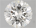 Natural Diamond 2.06 Carats, Round with Excellent Cut, J Color, VVS2 Clarity and Certified by GIA