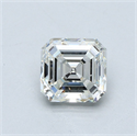 Natural Diamond 2.02 Carats, Asscher with  Cut, I Color, VS1 Clarity and Certified by GIA