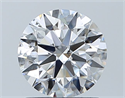 Natural Diamond 1.06 Carats, Round with Excellent Cut, E Color, SI2 Clarity and Certified by GIA