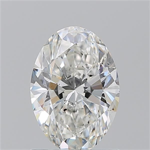 Picture of Natural Diamond 1.20 Carats, Oval with  Cut, G Color, SI2 Clarity and Certified by GIA