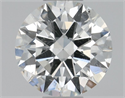 Natural Diamond 0.42 Carats, Round with Excellent Cut, H Color, SI2 Clarity and Certified by GIA