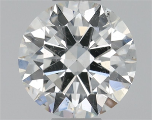Picture of Natural Diamond 0.42 Carats, Round with Excellent Cut, H Color, SI2 Clarity and Certified by GIA