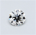 Diamante Natural 0.50 quilates, Redondo , Color I, claridad VVS1 y certificado GIA