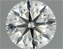 Natural Diamond 0.70 Carats, Round with Very Good Cut, J Color, VS2 Clarity and Certified by IGI
