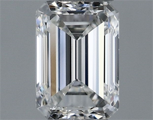 Picture of Natural Diamond 0.31 Carats, Emerald with  Cut, H Color, VS2 Clarity and Certified by GIA