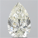 Natural Diamond 3.01 Carats, Pear with  Cut, J Color, VS1 Clarity and Certified by GIA