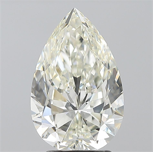 Picture of Natural Diamond 3.01 Carats, Pear with  Cut, J Color, VS1 Clarity and Certified by GIA