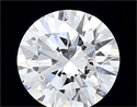 Lab Grown Diamond 2.72 Carats, Round with Excellent Cut, E Color, VVS2 Clarity and Certified by IGI