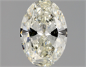 Natural Diamond 0.84 Carats, Oval with  Cut, J Color, VVS1 Clarity and Certified by GIA