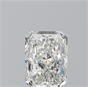 Natural Diamond 0.51 Carats, Radiant with  Cut, H Color, VVS2 Clarity and Certified by GIA