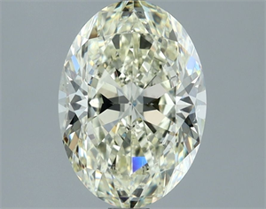 Picture of Natural Diamond 2.02 Carats, Oval with  Cut, K Color, SI1 Clarity and Certified by IGI