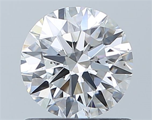 Picture of Natural Diamond 0.80 Carats, Round with Excellent Cut, E Color, SI1 Clarity and Certified by GIA