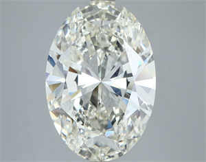 Foto Diamante Natural 4.51 quilates, Ovalado , Color I, claridad IF y certificado IGI de