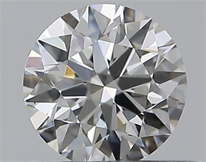 Picture of Natural Diamond 0.40 Carats, Round with Excellent Cut, I Color, SI1 Clarity and Certified by GIA