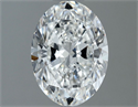 Natural Diamond 1.31 Carats, Oval with  Cut, E Color, VS2 Clarity and Certified by GIA