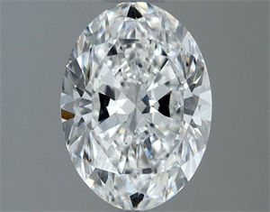 Picture of Natural Diamond 1.31 Carats, Oval with  Cut, E Color, VS2 Clarity and Certified by GIA