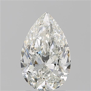 Picture of Natural Diamond 2.01 Carats, Pear with  Cut, I Color, SI1 Clarity and Certified by GIA