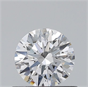 Diamante Natural 0.56 quilates, Redondo , Color D, claridad IF y certificado GIA