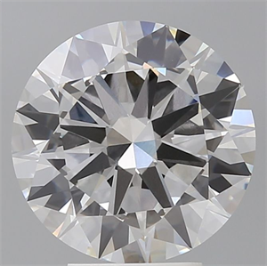 Picture of Lab Grown Diamond 4.51 Carats, Round with Excellent Cut, E Color, VVS2 Clarity and Certified by IGI