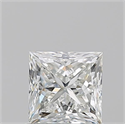 Diamante Natural 1.01 quilates, Princesa , Color H, claridad SI1 y certificado GIA