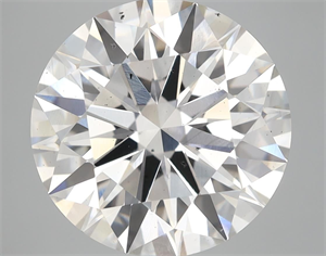 Picture of Lab Grown Diamond 7.15 Carats, Round with Ideal Cut, G Color, SI1 Clarity and Certified by IGI
