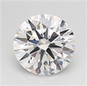 Lab Grown Diamond 1.54 Carats, Round with Ideal Cut, F Color, VVS2 Clarity and Certified by IGI