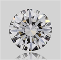 Diamante Natural 0.67 quilates, Redondo , Color F, claridad IF y certificado GIA