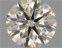 Natural Diamond 0.40 Carats, Round with Excellent Cut, K Color, VS2 Clarity and Certified by IGI