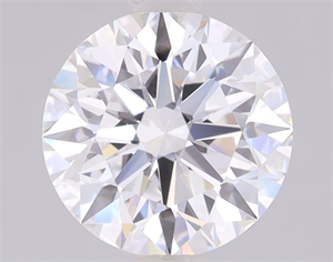 Picture of Lab Grown Diamond 2.06 Carats, Round with Ideal Cut, D Color, IF Clarity and Certified by IGI