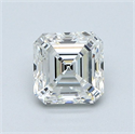 Natural Diamond 1.01 Carats, Asscher with  Cut, G Color, VS1 Clarity and Certified by GIA